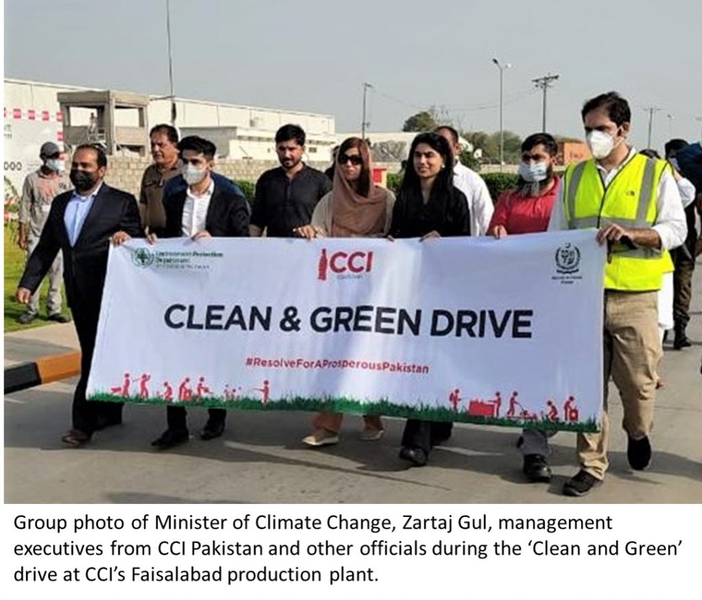 MINISTER FOR CLIMATE CHANGE INAUGURATES COCA-COLA BEVERAGES PAKISTAN’S ‘CLEAN AND GREEN’ DRIVE