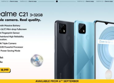 THE REAL QUALITY KING REALME C21 IS NOW AVAILABLE IN A 3GB+32GB VERSION