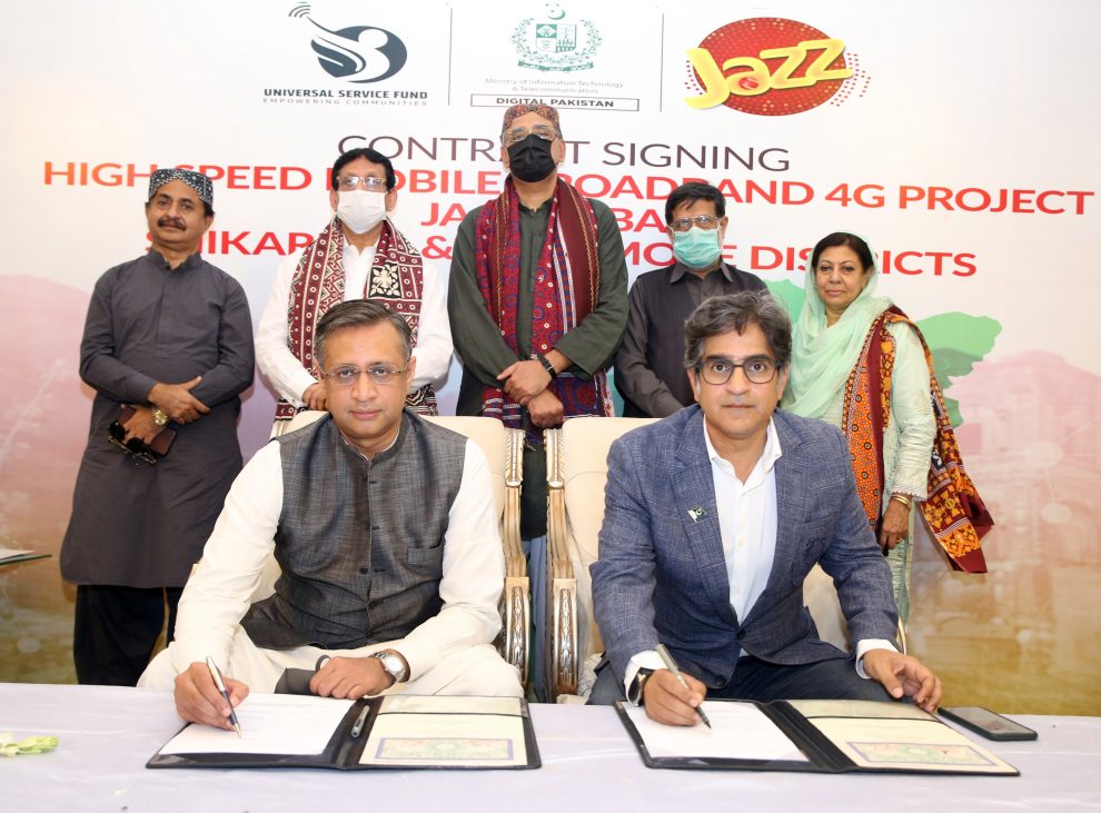 Jazz collaborates with USF to provide 4G services in Jacobabad, Shikarpur & Kashmore