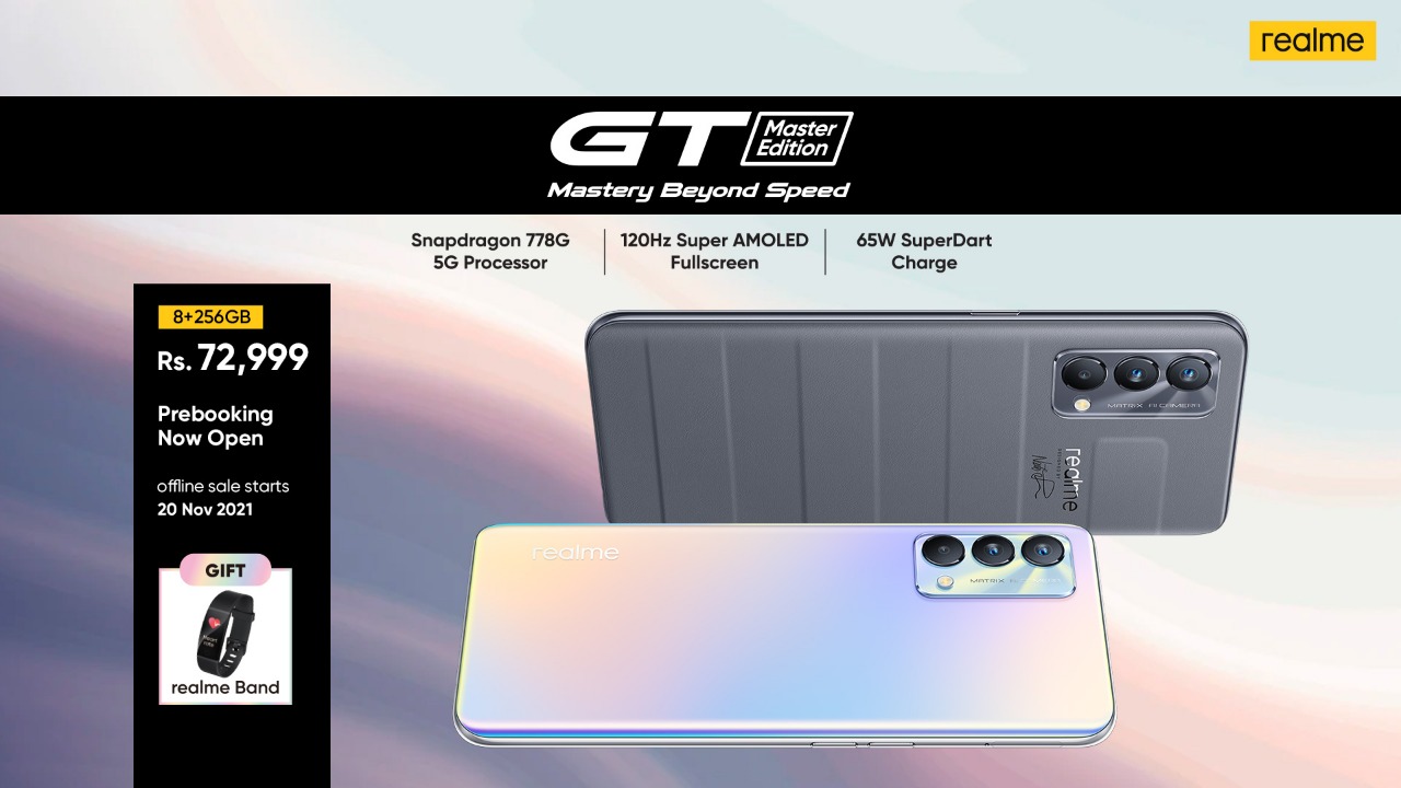 realme GT Master Edition Now Available to Pre-order in a 256GB Version