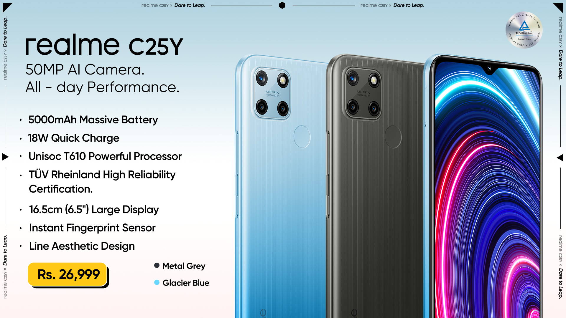 realme Combines the Best of Quality, Value and Technology in the realme C25Y