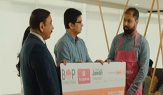 PKR 1 million loan awarded to foodpanda Homechef by BoP under Kamyab Jawan Programme