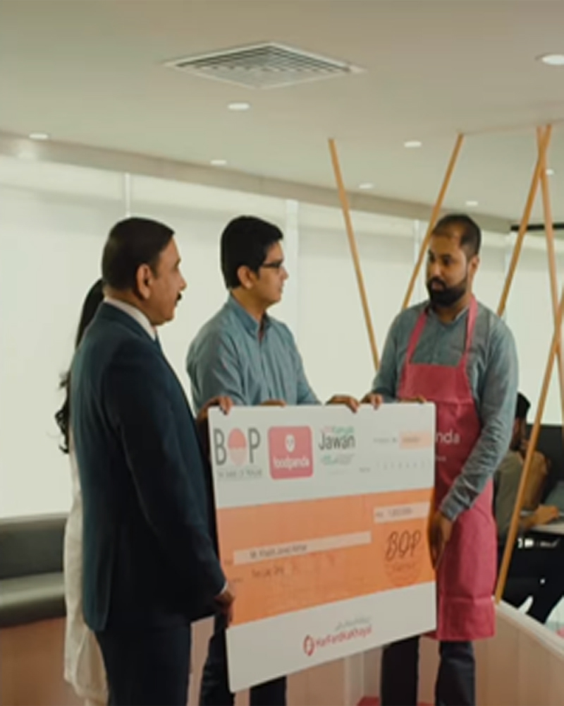 PKR 1 million loan awarded to foodpanda Homechef by BoP under Kamyab Jawan Programme