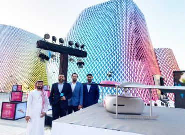 foodpanda exhibits Pandafly drone at Dubai Expo