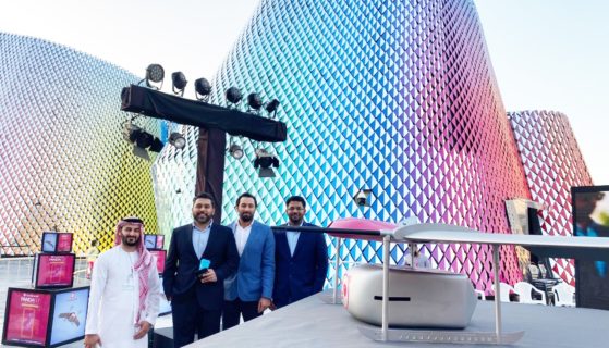 foodpanda exhibits Pandafly drone at Dubai Expo