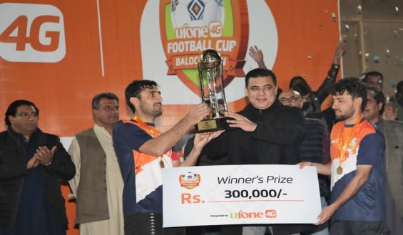 Muslim Club Chaman wins Ufone 4G Balochistan Football Cup