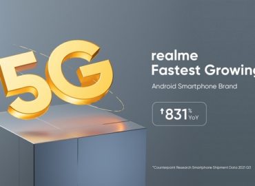 realme is the fastest growing 5G android smartphone brand with 831% growth rate