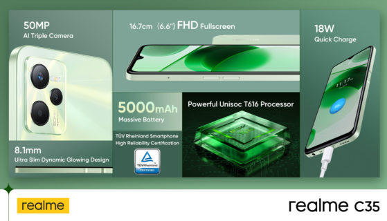realme C35 to Reign the Pakistani Smartphone Market Following Global Domination