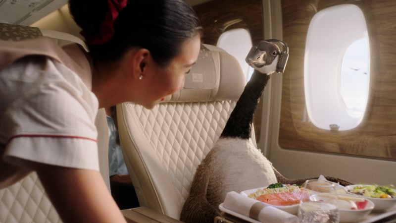 Emirates adds another feather in its cap with Gerry the Goose ‘Fly Better’ campaign