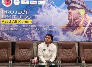IoBM student Asad Ali Memon sets his sights on Mount Everest