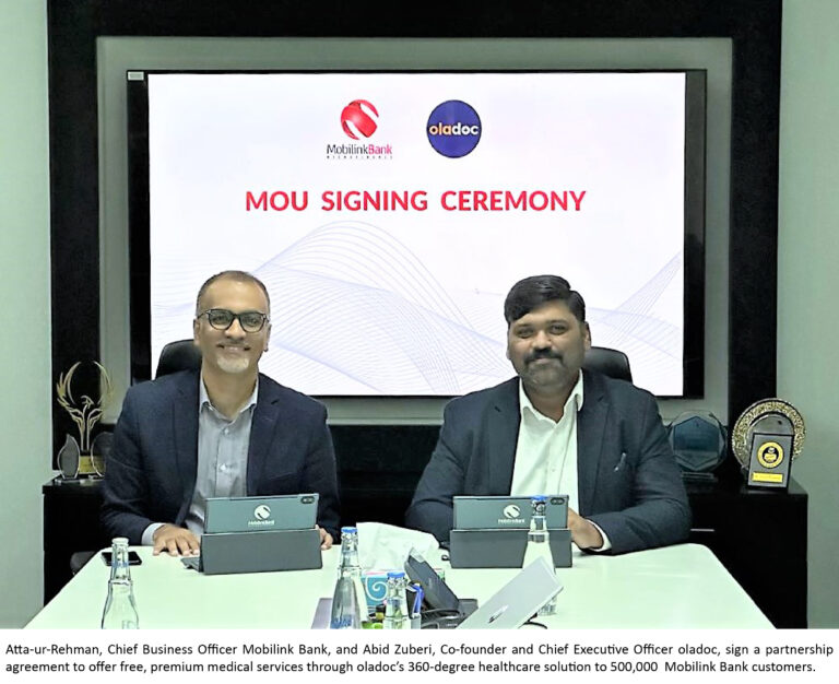 English Photo Caption _ Mobilink Bank and oladoc