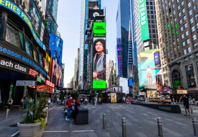 Spotify features Sufi legend Abida Parveen on Times Square