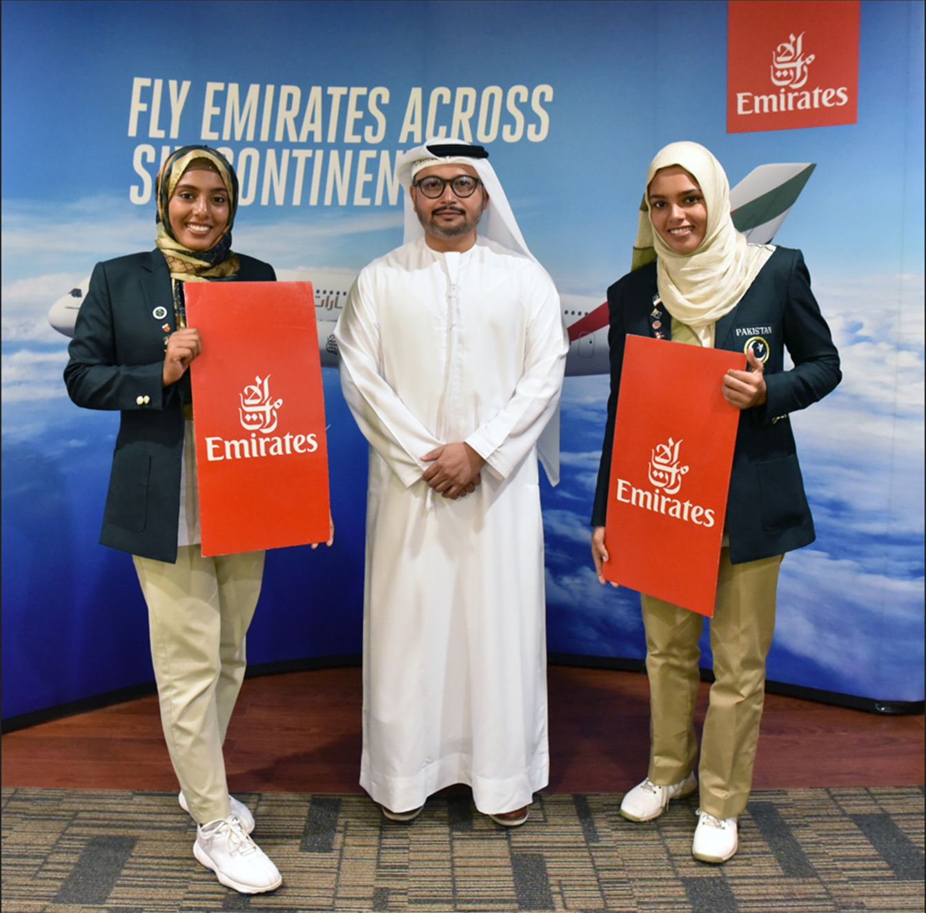 Emirates Supports Young Golf Hopefuls Journeys to the US for Higher Education