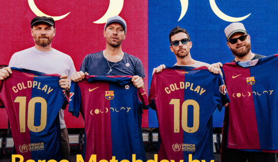 Coldplay breaks Billions Club record on Spotify and takes over FC Barcelona jerseys