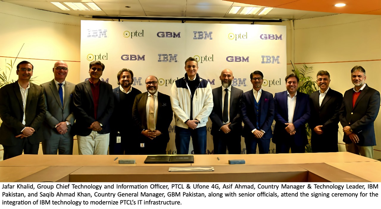 PTCL partners with IBM & GBM Pakistan to modernize its IT infrastructure using IBM technology