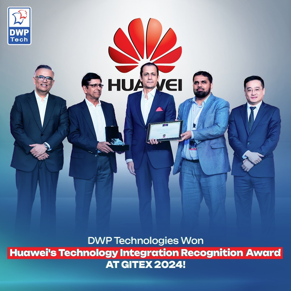 DWP Technologies wins Huawei’s technology integration recognition award at GITEX 2024