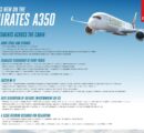 Emirates officially unveils its first A350 aircraft