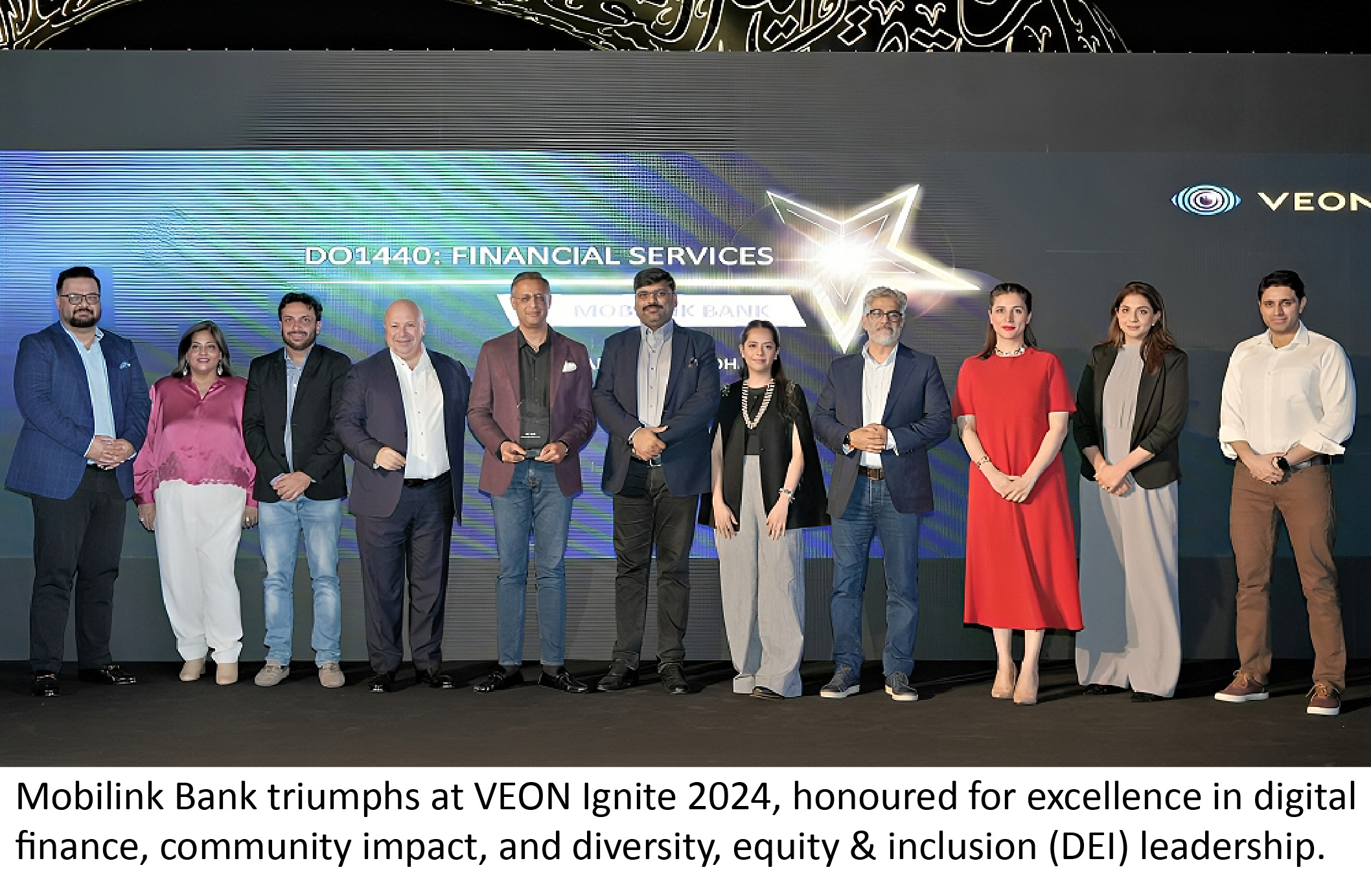 Mobilink Bank honoured with multiple awards at VEON Ignite 2024