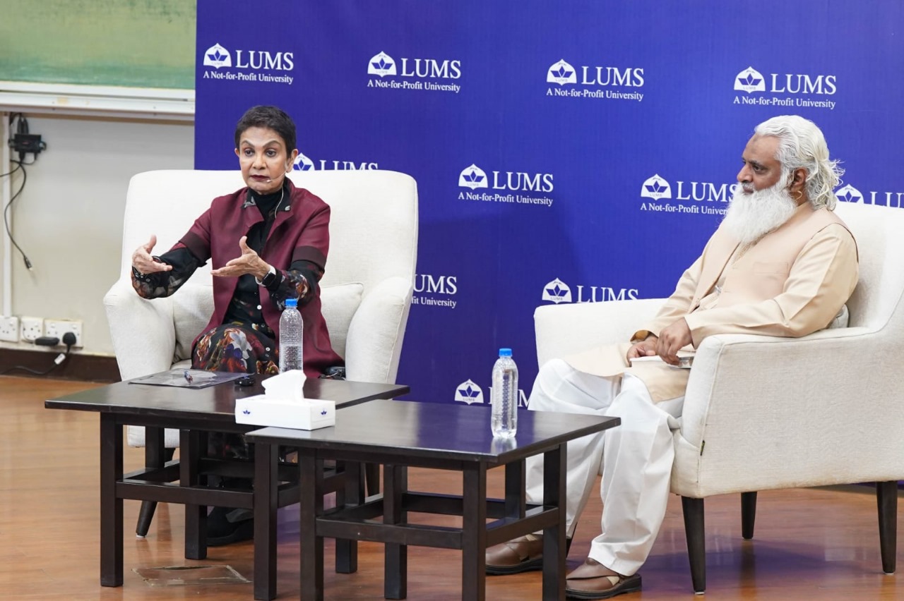 A revolutionary approach to Cancer, and the role of Art in Healing; A series of talks by Dr. Azra Raza at LUMS