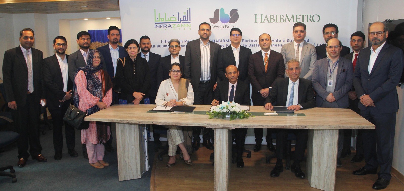 InfraZamin Pakistan and HABIBMETRO Partner to Provide a Structured PKR 800mn Guaranteed Trade Finance Facility to Jaffer Business Systems (Private) Limited