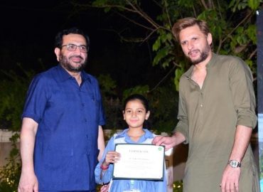 Shahid Afridi says empowering daughters from deprived families with quality education is a must for Pakistan’s progress