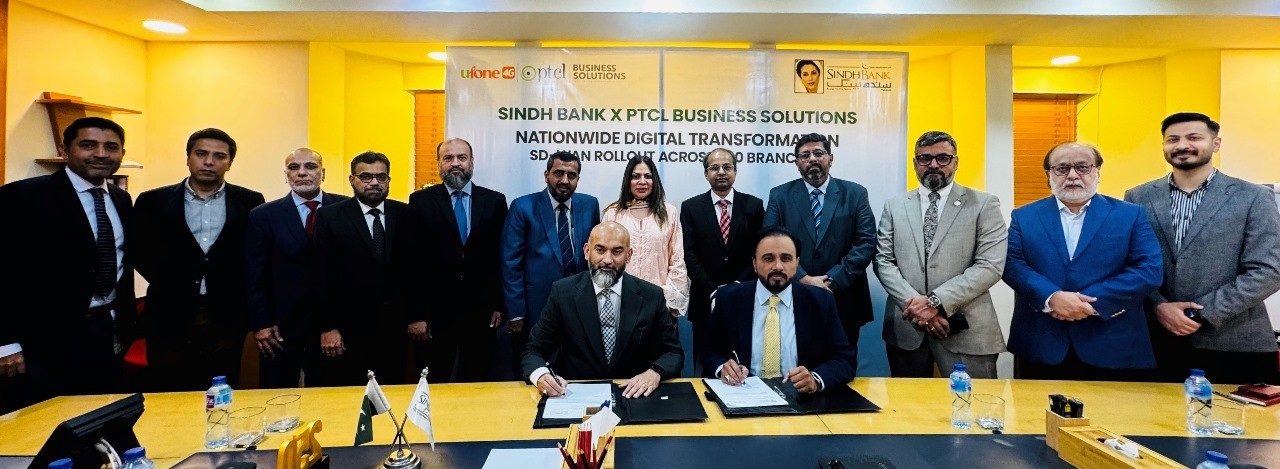 Sindh Bank selects PTCL to enhance Bank’s Digital Connectivity Infrastructure