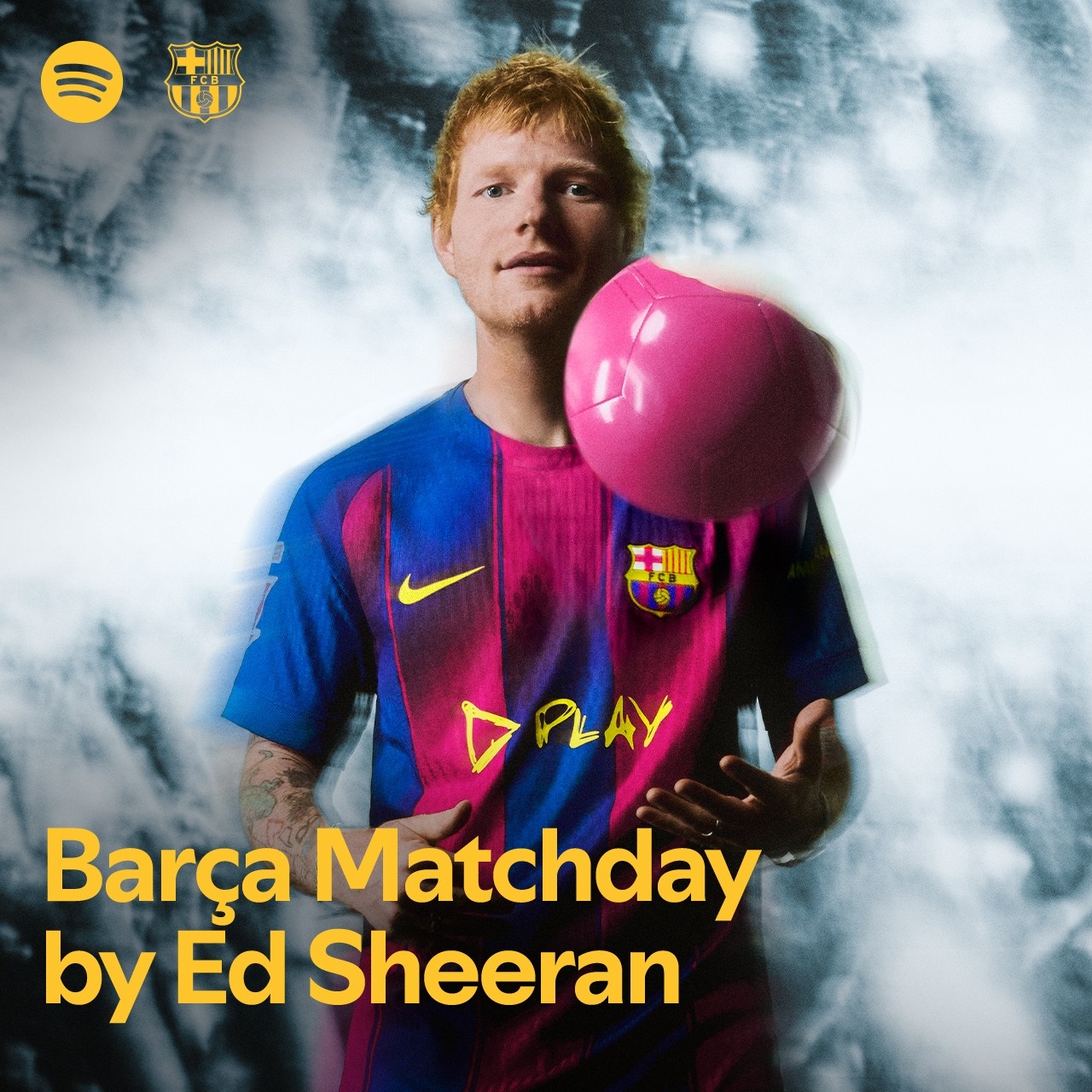 SPOTIFY AND FC BARCELONA PRESS ‘PLAY’ ON ED SHEERAN FOR EL CLÁSICO TAKEOVER