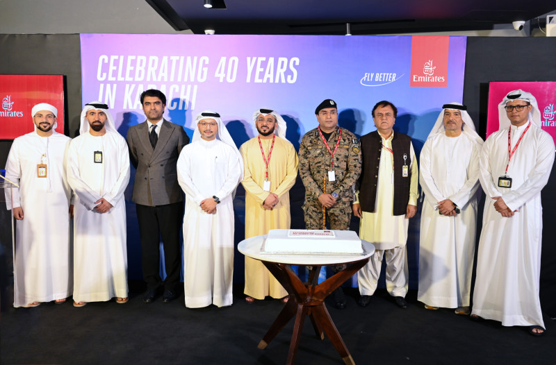 Emirates Showcases Retrofitted B777 with Premium Economy to Celebrate 40th Anniversary of Operations to Karachi