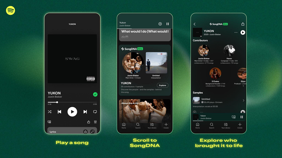 Spotify Launches SongDNA: A New Feature That Reveals the Creative Connections Behind Every Track